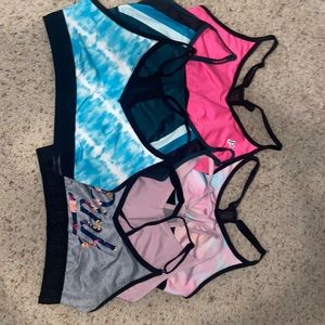 bundle of 6 VS PINK ultimate lightly lined sports bras